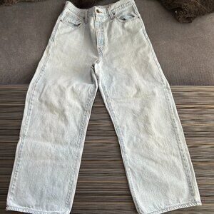 Levi’s HIGH WAISTED STRAIGHT Lightly-worn colour